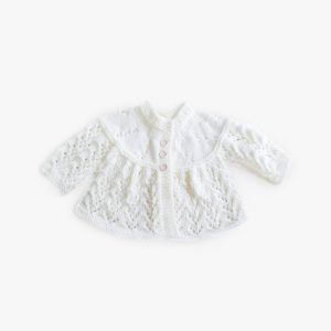 Knitted White Dress
